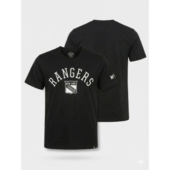 New York Rangers tricou de bărbați Frozen Rope black