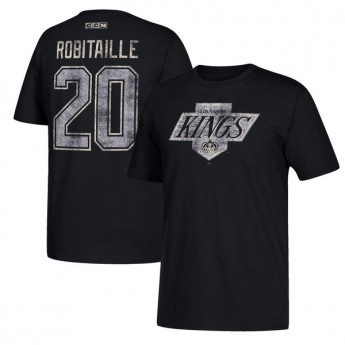 Los Angeles Kings tricou de bărbați black #20 Luc Robitaille Retired