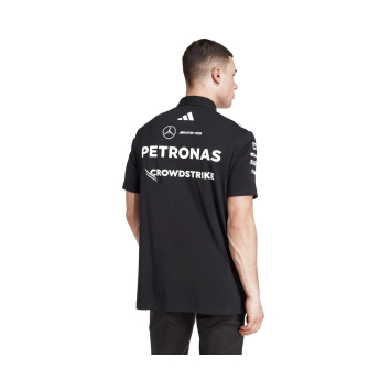 Mercedes AMG Petronas tricou polo black official Teamline Replica F1 Team 2025