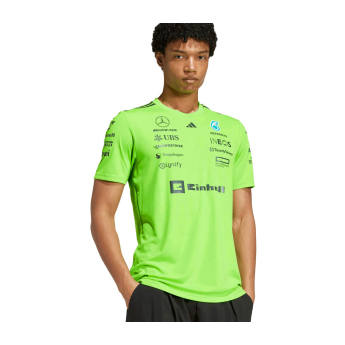 Mercedes AMG Petronas tricou de bărbați Set Up green F1 Team 2025