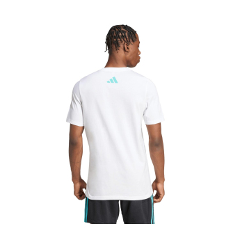 Mercedes AMG Petronas tricou de bărbați Logo white F1 Team 2025