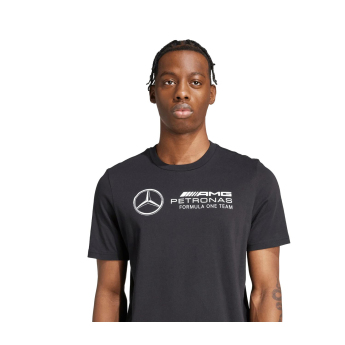 Mercedes AMG Petronas tricou de bărbați Logo black F1 Team 2025