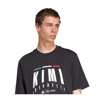 Mercedes AMG Petronas tricou de bărbați Kimi Antonelli black F1 Team 2025