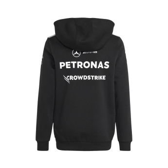 Mercedes AMG Petronas hanorac cu glugă pentru copii black official Teamline Replica F1 Team 2026