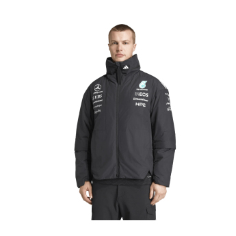 Mercedes AMG Petronas geacă de bărbați cu glugă Rain black F1 Team 2026