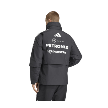 Mercedes AMG Petronas geacă de bărbați cu glugă Rain black F1 Team 2026