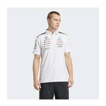 Mercedes AMG Petronas tricou polo white official Teamline Replica F1 Team 2026
