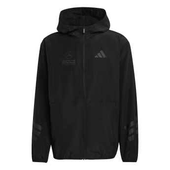 Mercedes AMG Petronas geacă de bărbați cu glugă Stealth black F1 Team 2026