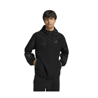 Mercedes AMG Petronas geacă de bărbați cu glugă Stealth black F1 Team 2026