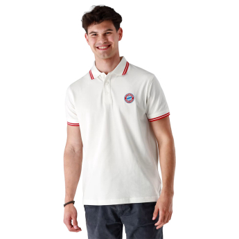Bayern München tricou polo Essential white