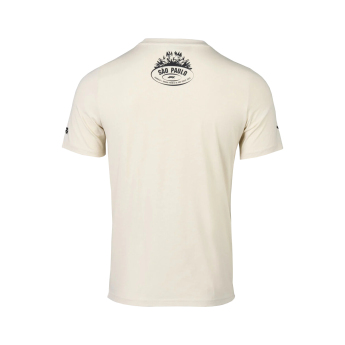 Formula 1 tricou de bărbați Brazil GP beige 2025