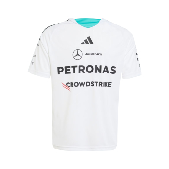 Mercedes AMG Petronas tricou de copii white official Teamline Replica F1 Team 2026