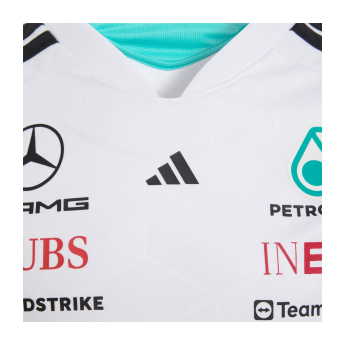 Mercedes AMG Petronas tricou de copii white official Teamline Replica F1 Team 2026