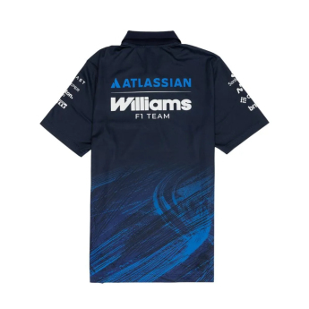 Williams Martini Racing tricou polo blue official Teamline Replica F1 Team 2026