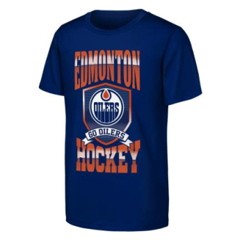 Edmonton Oilers tricou de copii Big Shield Ss
