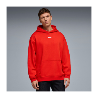 Formula 1 hanorac de bărbați cu glugă Racing Line red 2026