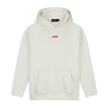 Formula 1 hanorac de bărbați cu glugă Racing Line white 2026