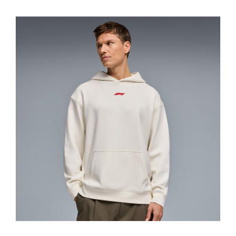 Formula 1 hanorac de bărbați cu glugă Racing Line white 2026