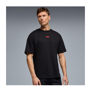 Formula 1 tricou de bărbați Racing Line black 2026