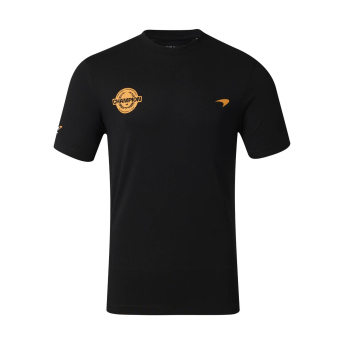 Mclaren Honda tricou de bărbați Lando Norris Champion black F1 Team 2025