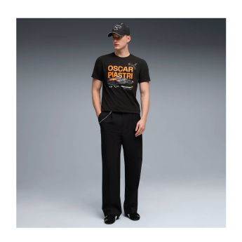 Mclaren Honda tricou de bărbați Oscar Piastri black F1 Team 2026