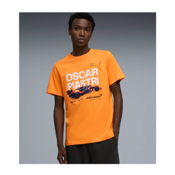 Mclaren Honda tricou de bărbați Oscar Piastri orange F1 Team 2026