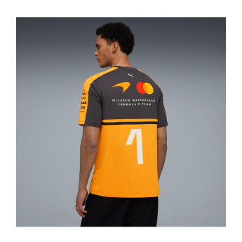 Mclaren Honda tricou de bărbați Lando Norris #1 official Teamline Replica F1 Team 2026