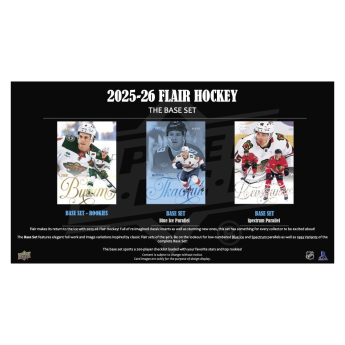 NHL cutii Cărți de hochei NHL 2025-26 Upper Deck Flair Hockey Hobby Box