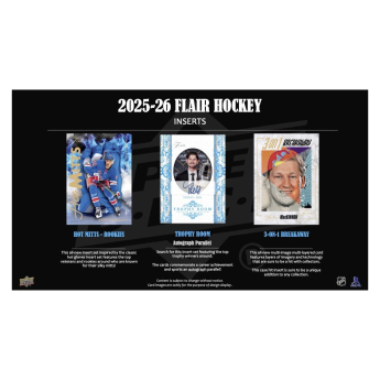 NHL cutii Cărți de hochei NHL 2025-26 Upper Deck Flair Hockey Hobby Box