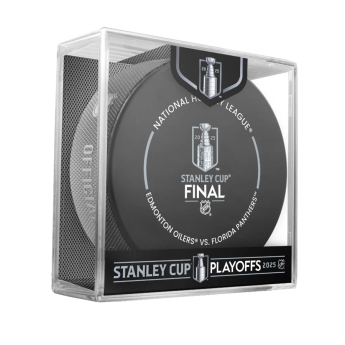 NHL produse puc Stanley Cup Final 2025 Matchup Game 2 NHL Official Game Edmonton Oilers vs. Florida Panthers