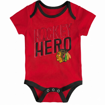 Chicago Blackhawks body de copii 3 pcs Triple Clappers Creeper