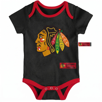 Chicago Blackhawks body de copii 3 pcs Triple Clappers Creeper