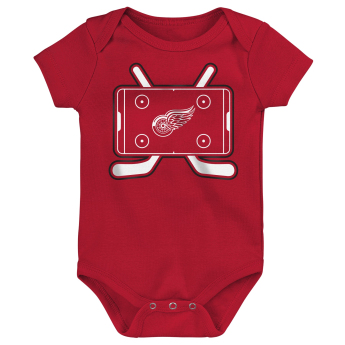 Detroit Red Wings body de copii Littlest Player 3Pk Creeper Se