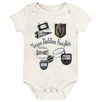 Vegas Golden Knights body de copii Littlest Player 3Pk Creeper Se1