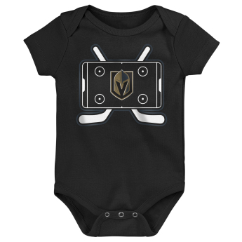 Vegas Golden Knights body de copii Littlest Player 3Pk Creeper Se1