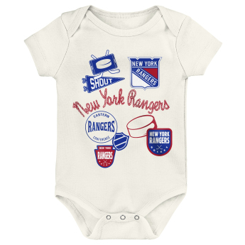New York Rangers body de copii Littlest Player 3Pk Creeper Se
