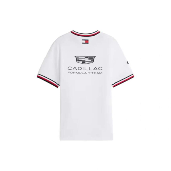Cadillac F1 tricou de bărbați official Teamline Replica white F1 Team 2026