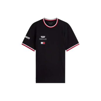 Cadillac F1 tricou de bărbați official Teamline Replica black F1 Team 2026