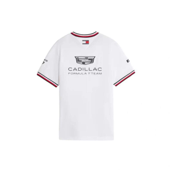 Cadillac F1 tricou de bărbați Valtteri Bottas #77 official Teamline Replica white F1 Team 2026