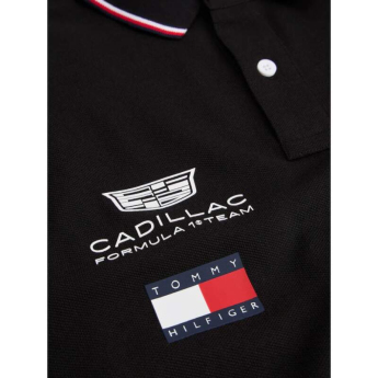 Cadillac F1 tricou polo official Teamline Replica black F1 Team 2026