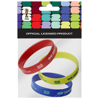 CM 2026 (World Cup) set 3 brățări Silicone