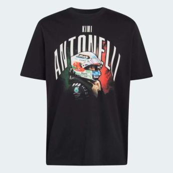 Mercedes AMG Petronas tricou de bărbați Kimi Antonelli graphic black F1 Team 2026