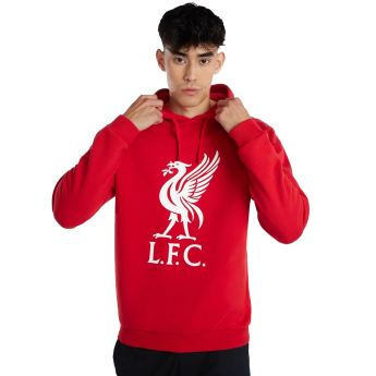 FC Liverpool hanorac de bărbați cu glugă Liverbird red