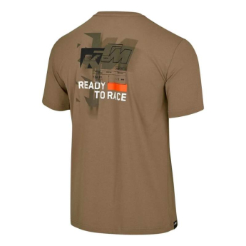 Red Bull KTM tricou de bărbați logo adventure brown 2026
