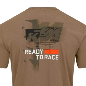 Red Bull KTM tricou de bărbați logo adventure brown 2026