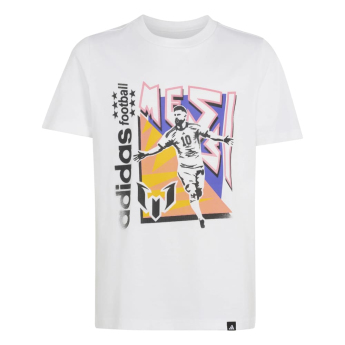 Lionel Messi tricou de copii Graphic Fun white
