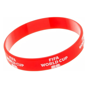 CM 2026 (World Cup) brățară de cauciuc red