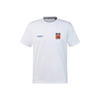 Red Bull KTM tricou de bărbați Maverick Vinales #12 white graphic