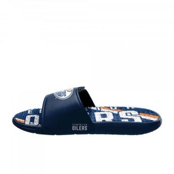 Edmonton Oilers papuci de bărbați Colorblock Slipper