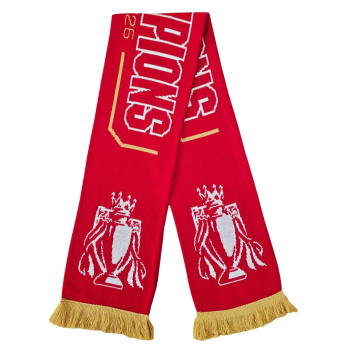 FC Arsenal eșarfă de iarnă Gold Premier League Champions 25/26